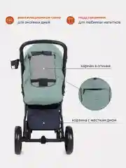 Зеленый коляска детская RANT basic "ALPINE" RA450