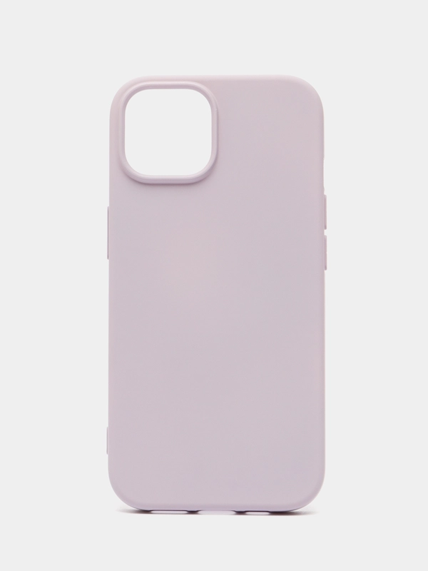 Чехол-накладка Krutoff Silicone Case для iPhone 15 лаванда