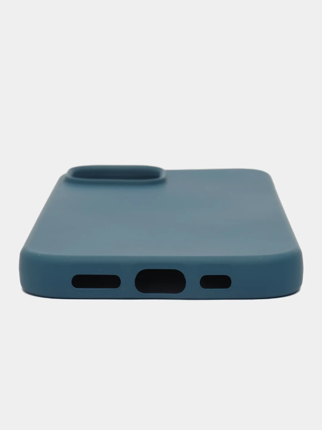 Чехол-накладка Krutoff Silicone Case для iPhone 15 синий