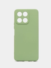 Чехол-накладка Krutoff Silicone Case для Honor X6a зелёный