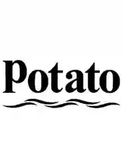 Potato донный клапан для умывальников с переливом, клик-клак, черный