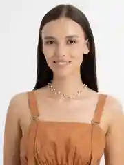 Чокер с жемчугом, веточки из жемчуга