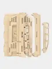 Кроватка для кукол, двухъярусная, 2 этажная 15*7,5см