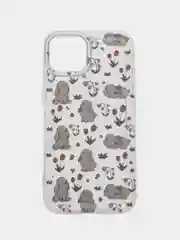 Зелёный хаки iphone 13, Айфон 13 чехол матовый с объёмный с принтом для iPhone 13