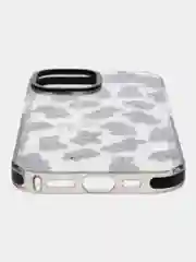 Небесно-голубой apple iPhone 15, Айфон 15 чехол матовый с обьемный с принтом для iPhone 15