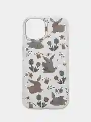 Пастельно-коралловый apple iPhone 15, Айфон 15 чехол матовый с обьемный с принтом для iPhone 15