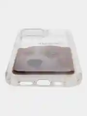 Пудровый apple iPhone 15, Айфон 15 чехол матовый с обьемный с принтом для iPhone 15