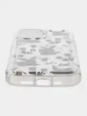 Пастельно-коралловый apple iPhone 15, Айфон 15 чехол матовый с обьемный с принтом для iPhone 15