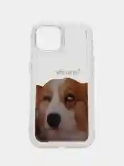 Пудровый apple iPhone 15, Айфон 15 чехол матовый с обьемный с принтом для iPhone 15