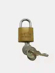 Замок навесной мини, золотой, 20, 25, 32 мм