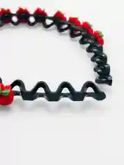 Красный ободок для девочек, ободок для волос детский