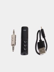 Блютуз ресивер JBH AUX BT-06, для авто, черный, автомобильный AUX ресивер Bluetooth