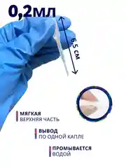 Пипетка Пастера пластиковая для творчества градуированная