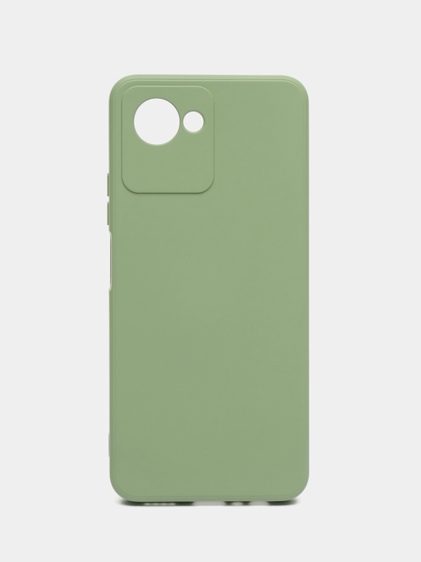 Чехол-накладка Krutoff Silicone Case для Realme C30/C30s зелёный
