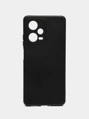Чехол-накладка Krutoff Silicone Case для Xiaomi Redmi Note 12 Pro 5G черный