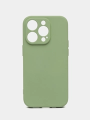 Чехол-накладка Krutoff Silicone Case для iPhone 14 Pro зелёный