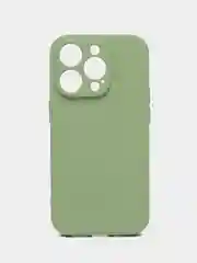 Чехол-накладка Krutoff Silicone Case для iPhone 14 Pro зелёный