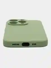 Чехол-накладка Krutoff Silicone Case для iPhone 14 Pro зелёный