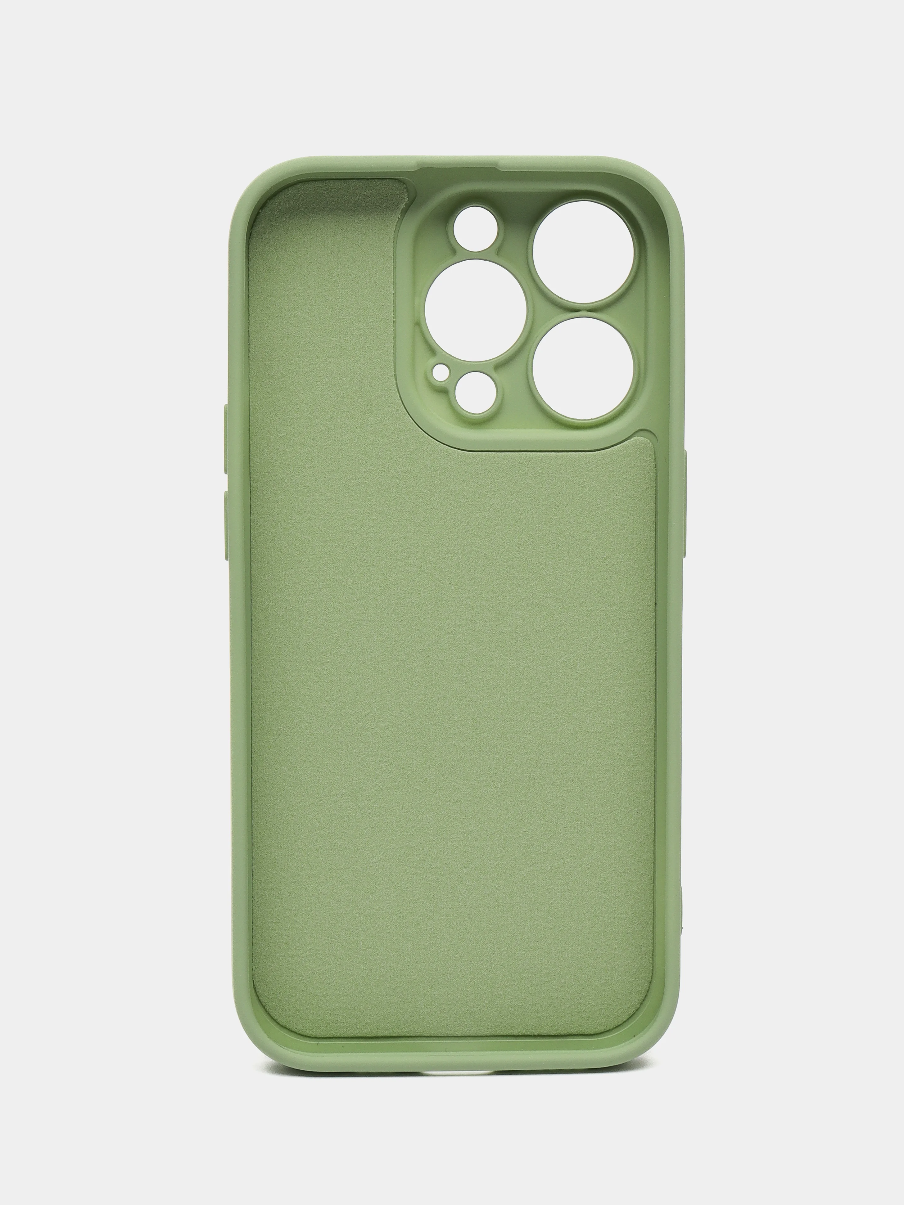 Чехол-накладка Krutoff Silicone Case для iPhone 14 Pro зелёный