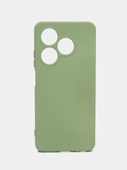 Чехол-накладка Krutoff Silicone Case для INFINIX Smart 8/8 Plus/8 Pro зелёный