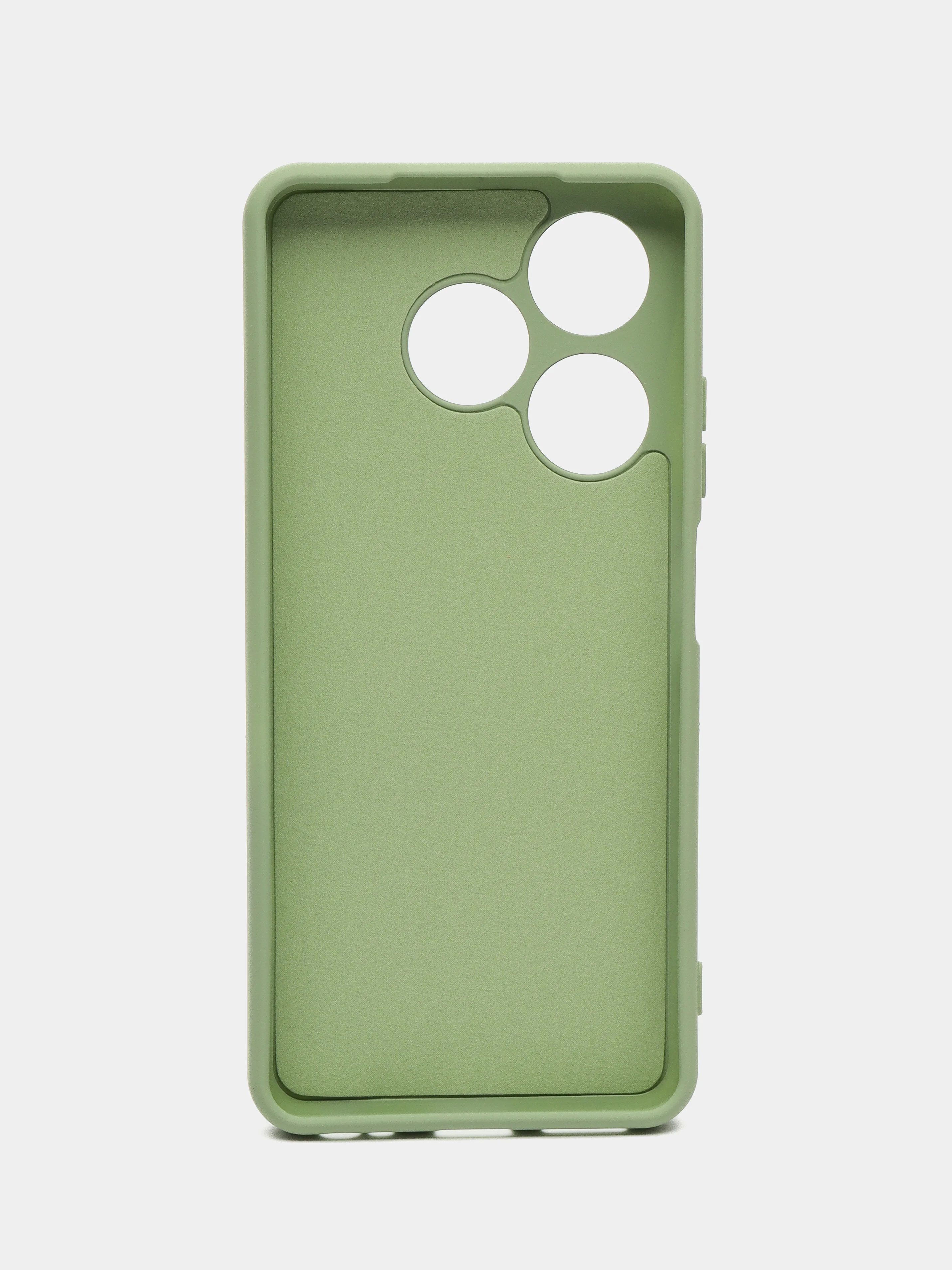 Чехол-накладка Krutoff Silicone Case для INFINIX Smart 8/8 Plus/8 Pro зелёный