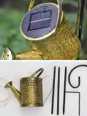 Разноцветный светильник уличный, садовый,  на солнечной батарее