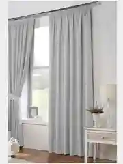 Комплект штор блэкаут из рогожки "Grey" 300x270 см