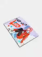 Алый скетчбук-альбом по аниме "Милый во франксе", блокнот А5, 25 л