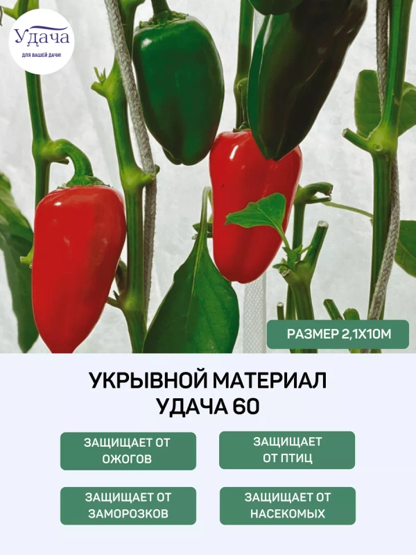 Удача 60 укрывной материал 2,1х10м