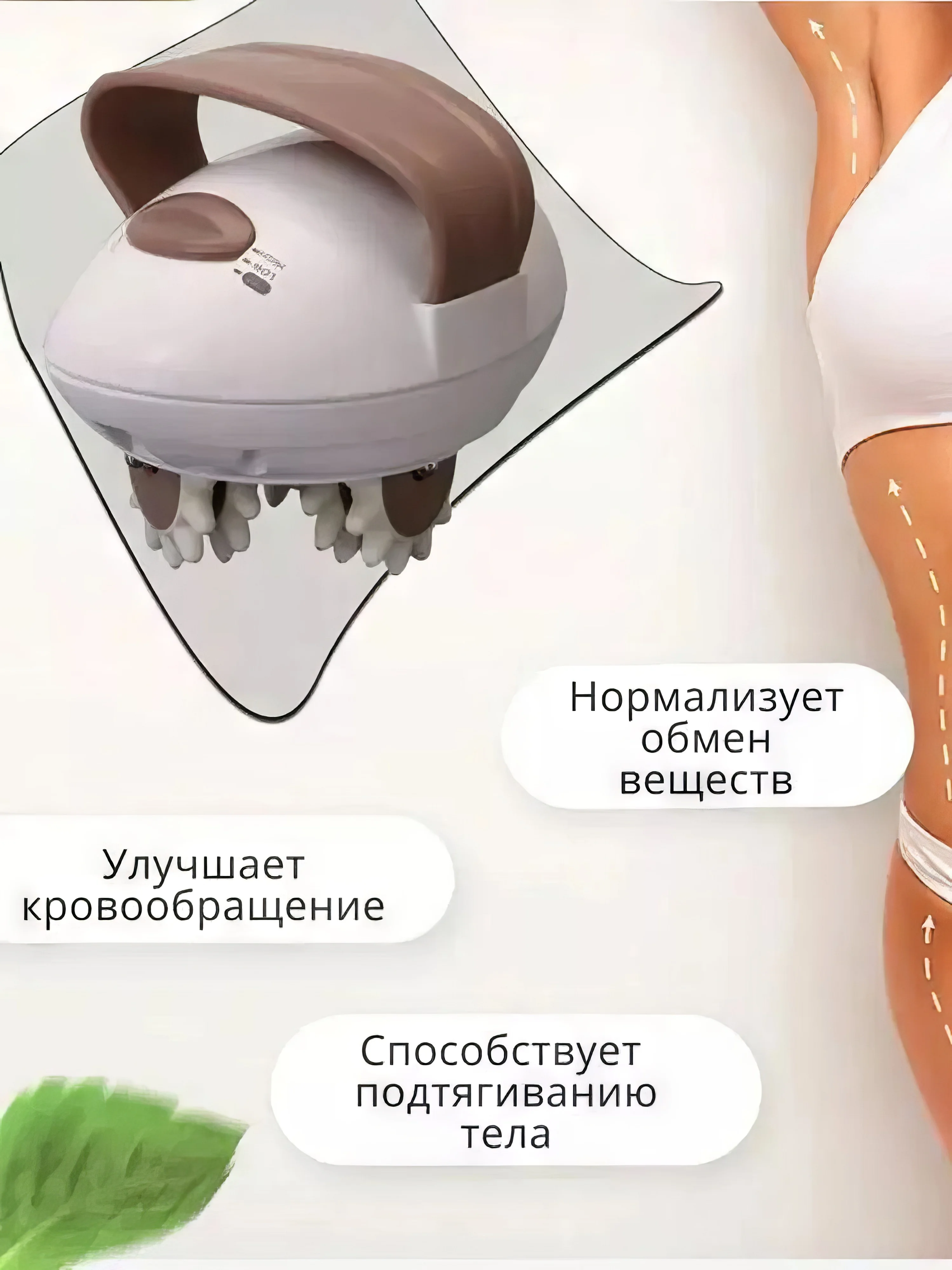 Антицеллюлитный ручной массажер для тела, рук, ног, спины, живота Body Slimmer