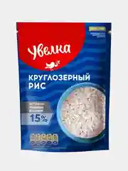 Рис Увелка, круглозерный, шлифованный, 400г