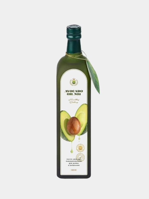 Масло авокадо Avocado oil №1, гипоаллергенное, рафинированное, 1000 мл