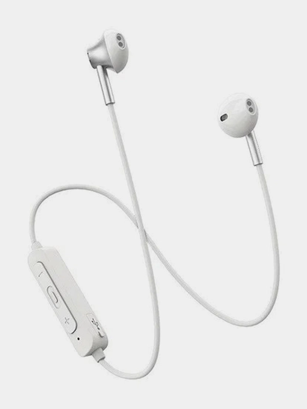 Bluetootht гарнитура с микрофоном Borofone BE19 Spor белая