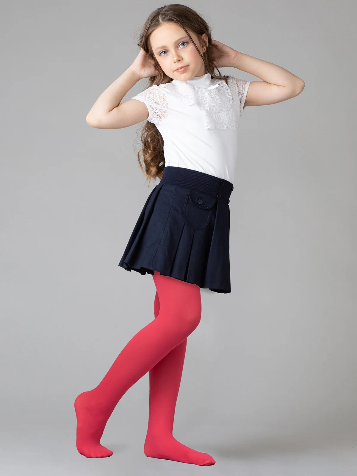 Коралловый колготки детские Giulia Ketty 80