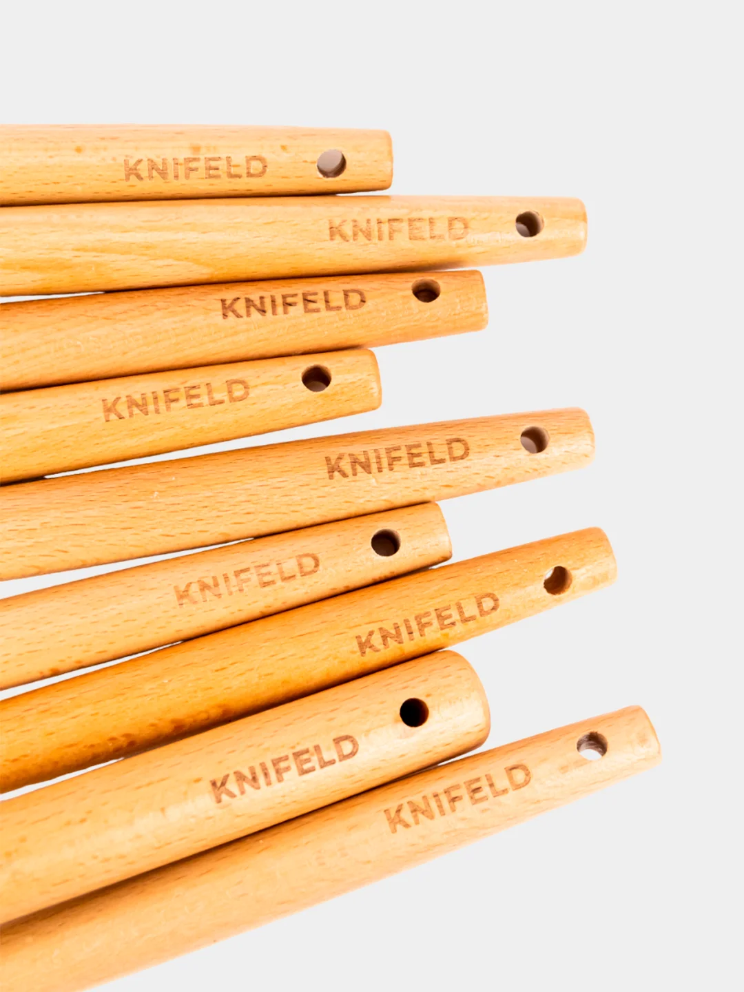 Белый набор кухонных принадлежностей, утварь для готовки Knifeld, силиконовый, 12 предметов