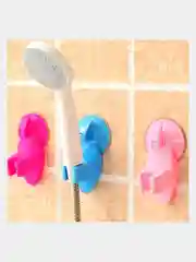 Салатовый держатель для душа на присоске