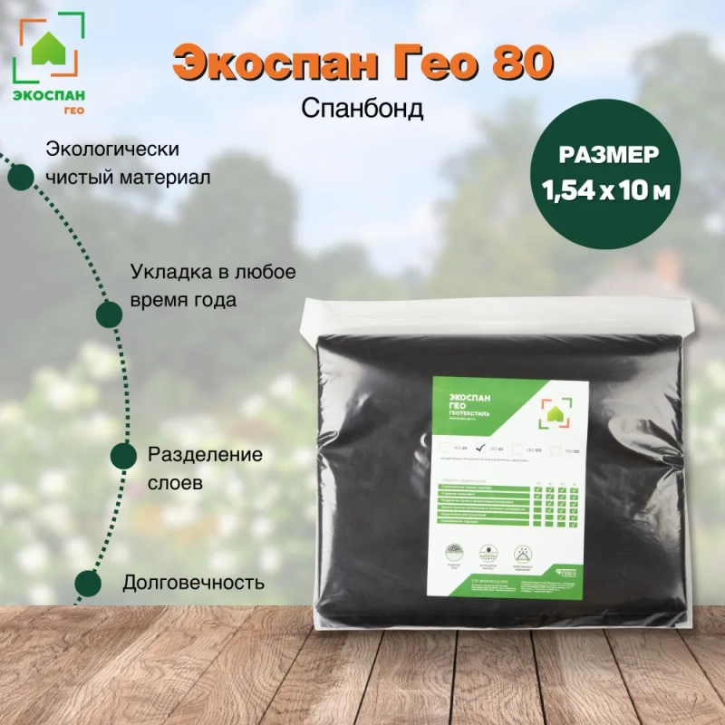 Экоспан Гео 80 1,54х10м