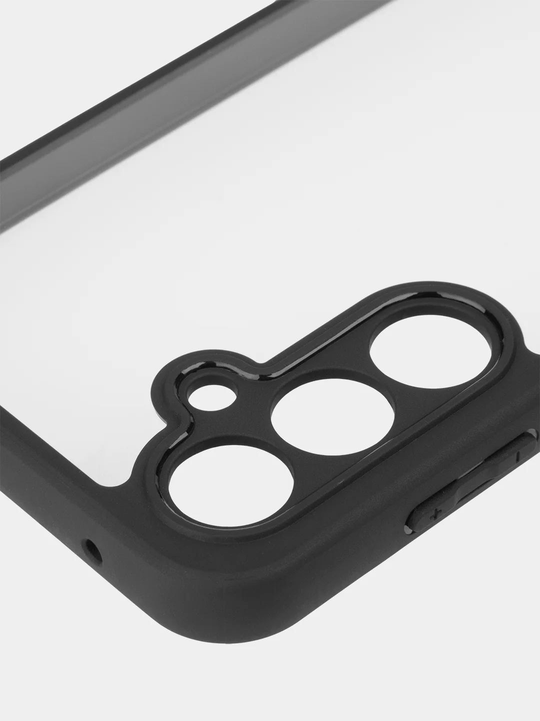 Прозрачный чехол для Samsung Galaxy A55, A35, S23 FE пластиковый ROSCO c силиконом противоударный