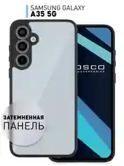 Прозрачный чехол для Samsung Galaxy A55, A35, S23 FE пластиковый ROSCO c силиконом противоударный