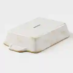 Форма для запекания из фарфора Доляна Organic Gold, 700 мл, 23,5 х 13 х 4,5 см, цвет белый