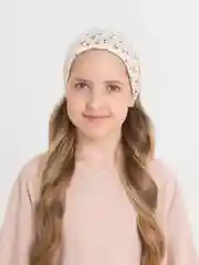 Бежевый косынка для девочки / косынка на лето / бандана / косынки девочке / повязка на голову