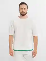 Белый костюм шорты футболка
