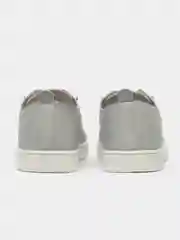 Серый слипоны женские из экокожи, легкие летние кроссовки с перфорацией и ортопедической стелькой