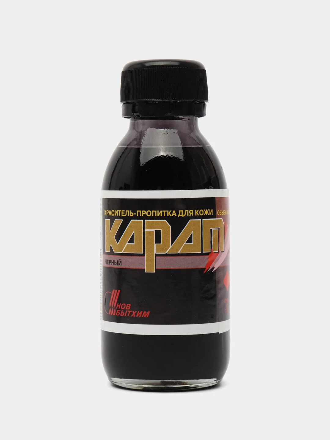 Черный краска для обуви "КАРАТ"черная 2шт