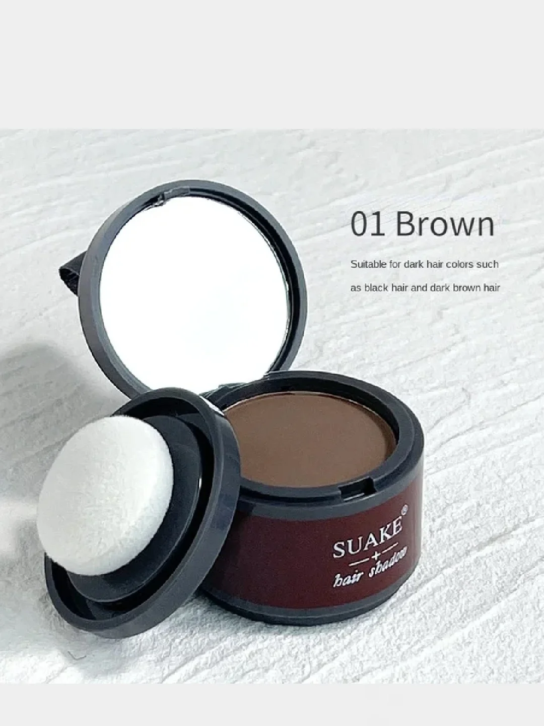 Suake Пудра от седины для волос, бровей и бороды Hair Shadow