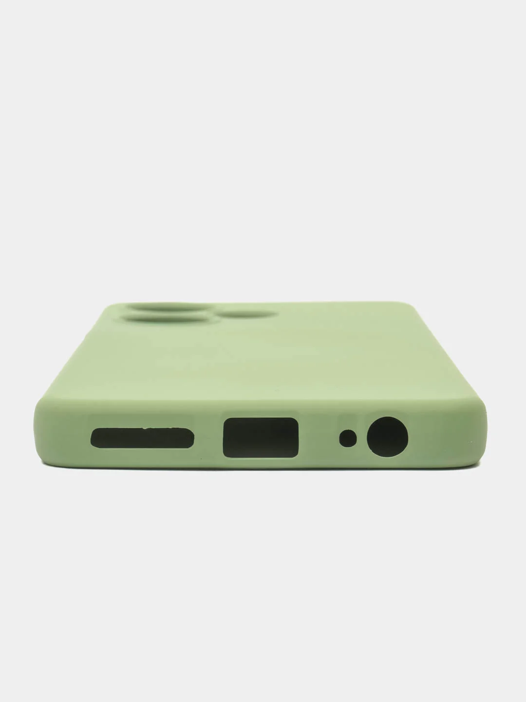 Чехол-накладка Krutoff Silicone Case для INFINIX Hot 30 зелёный