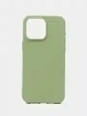 Чехол-накладка Krutoff Silicone Case для iPhone 15 Pro Max зелёный
