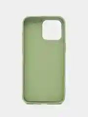 Чехол-накладка Krutoff Silicone Case для iPhone 15 Pro Max зелёный