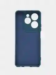 Чехол-накладка Krutoff Silicone Case для INFINIX Hot 40/ 40 Pro синий