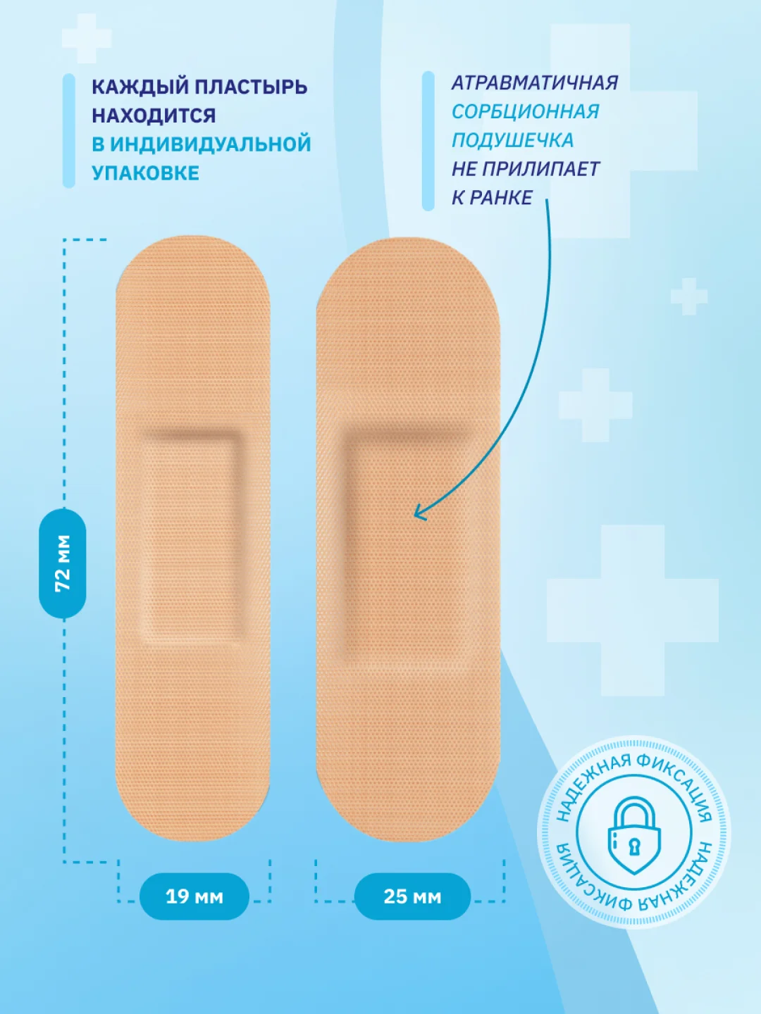Пластырь бактерицидный медицинский набор Арма "Стандартный Skin" телесного цвета, 20 шт